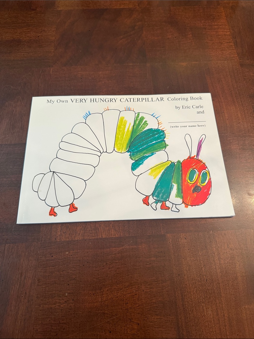 My Own Very Hungry Caterpillar Coloring Book Shiny Softcover Book